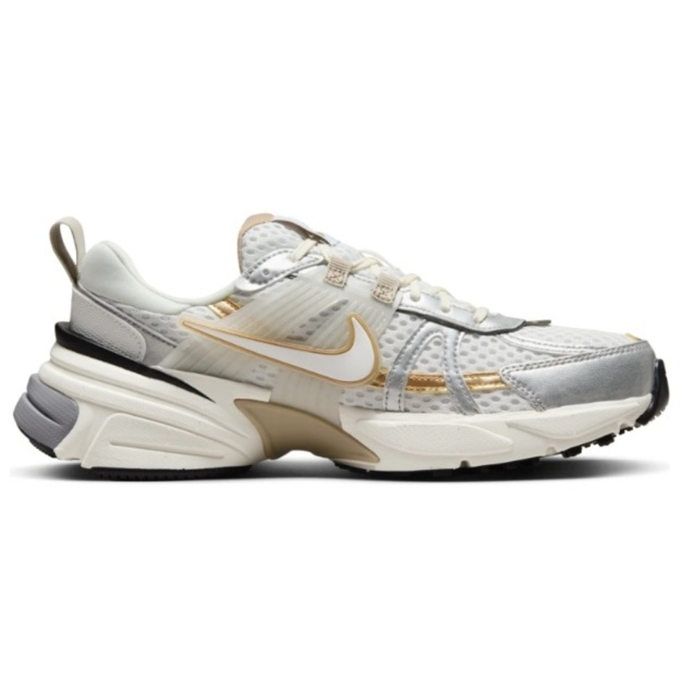 Nike Womens V2K Run Khaki Metallic Silver White HJ7245-100 Size 10 - Picture 6 of 6